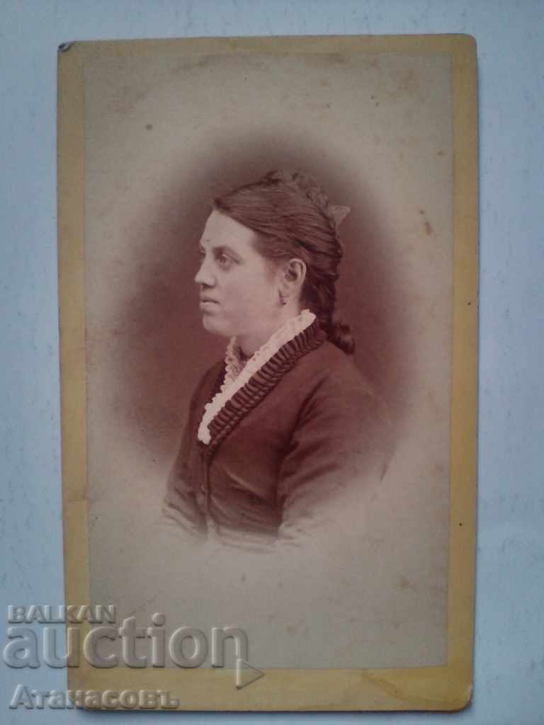 Φωτογραφία Φωτογραφικό χαρτόνι CT Παπαντσέφ Σλίβεν 1881