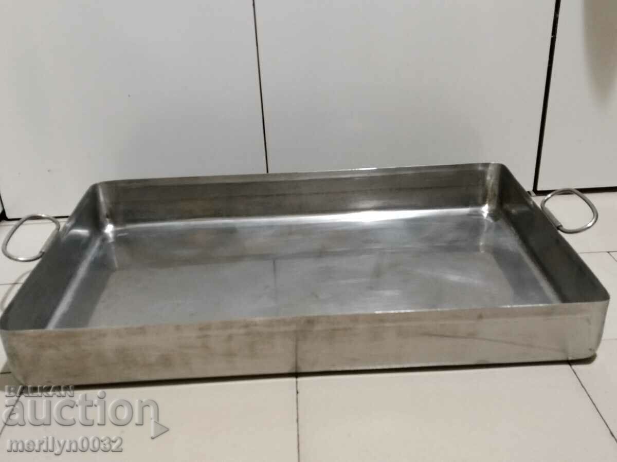 Tava chrome-nickel dish, saucer, frying pan, tray with price 125.00 BGN | € 63.91 Tava chrome-nickel dish, saucer, frying pan, tray with price 125.00 BGN | € 63.91