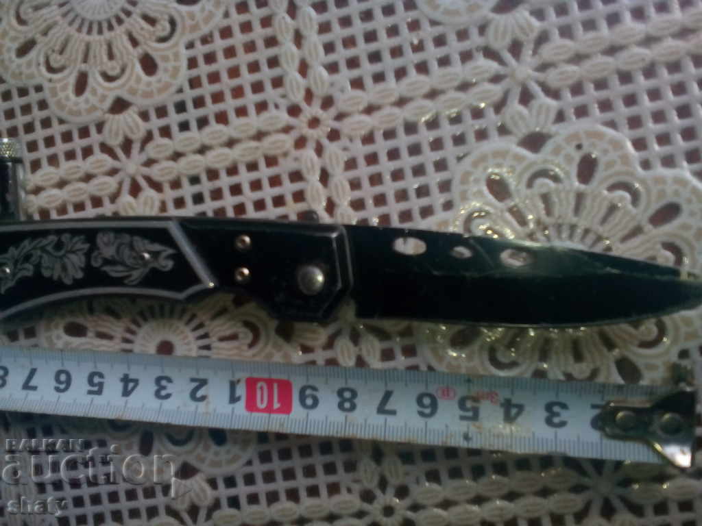 German automatic knife with flashlight. - 6