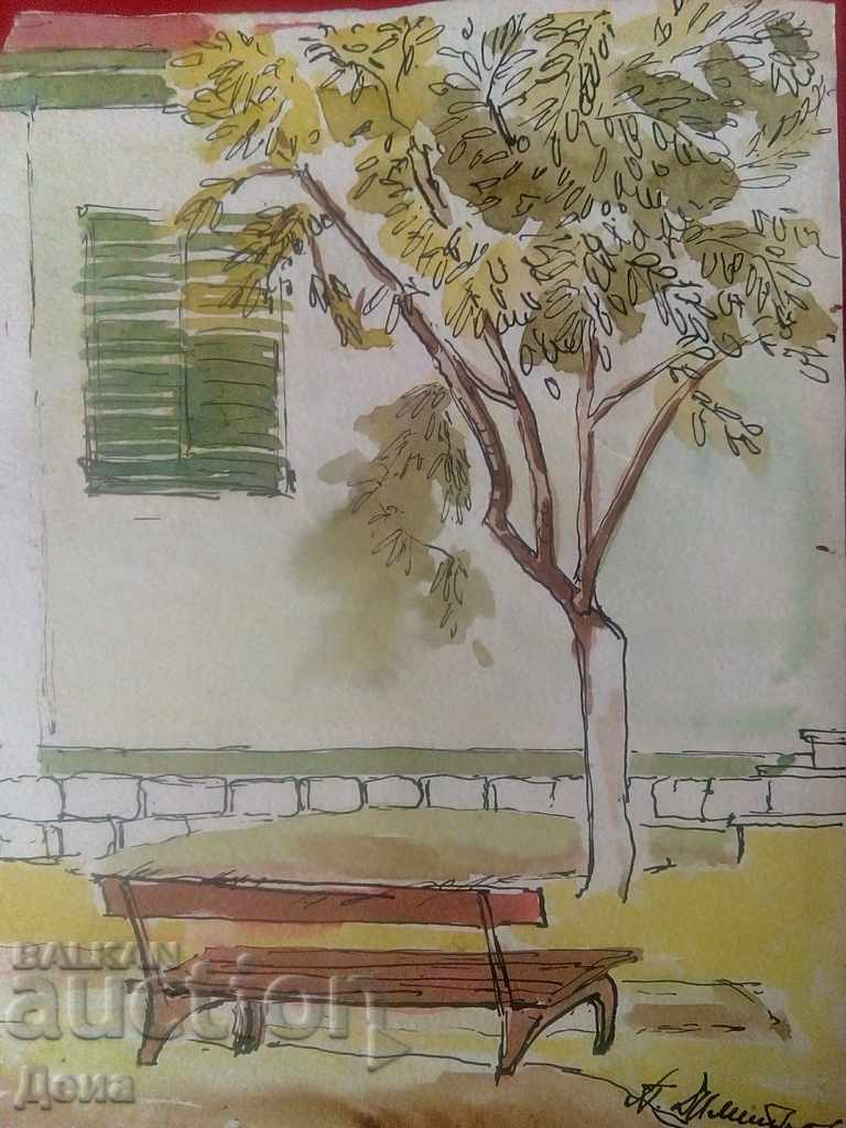 Pepa Dimitrova, ACUARELA 1956 - 5 Pepa Dimitrova, ACUARELA 1956 - 5