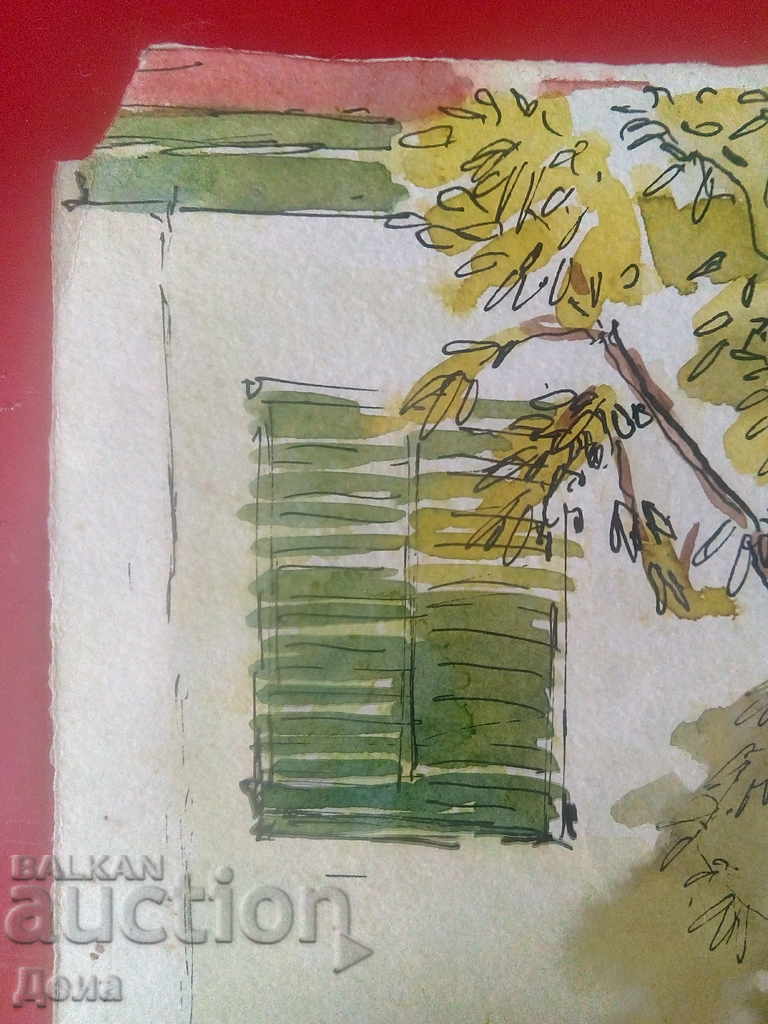 Pepa Dimitrova, WATERCOLOR 1956 - 6 Pepa Dimitrova, WATERCOLOR 1956 - 6