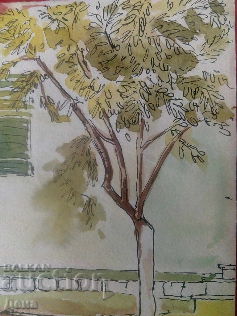 Pepa Dimitrova, WATERCOLOR 1956 - 7 Pepa Dimitrova, WATERCOLOR 1956 - 7