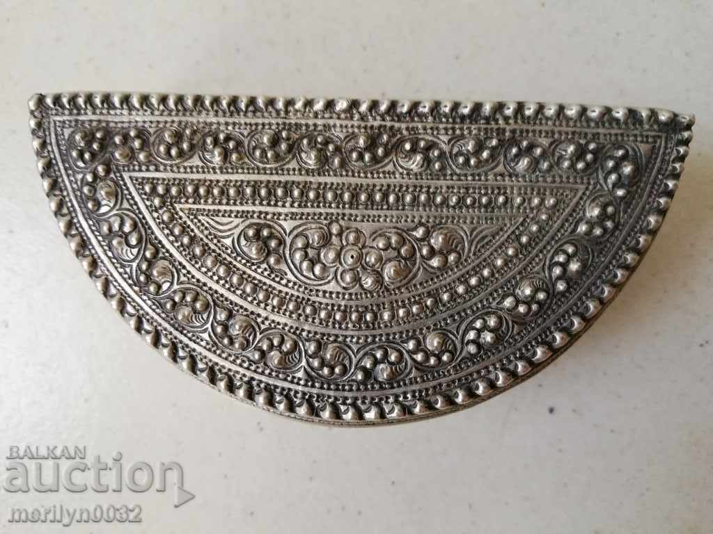 Delivery of Box for snuff Vazrazhdane silver 133.8g hammered granulation