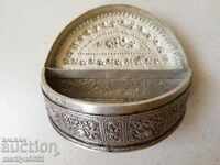 Box for snuff Vazrazhdane silver 133.8g hammered granulation