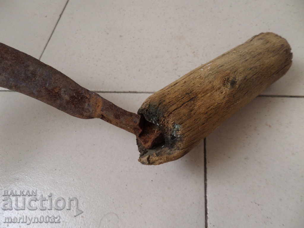 Old forged sickle farm wrought iron tool with price 34.00 BGN | € 17.38 Old forged sickle farm wrought iron tool with price 34.00 BGN | € 17.38