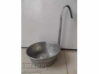 Old copper ladle, pan, copper, copper pot, pit