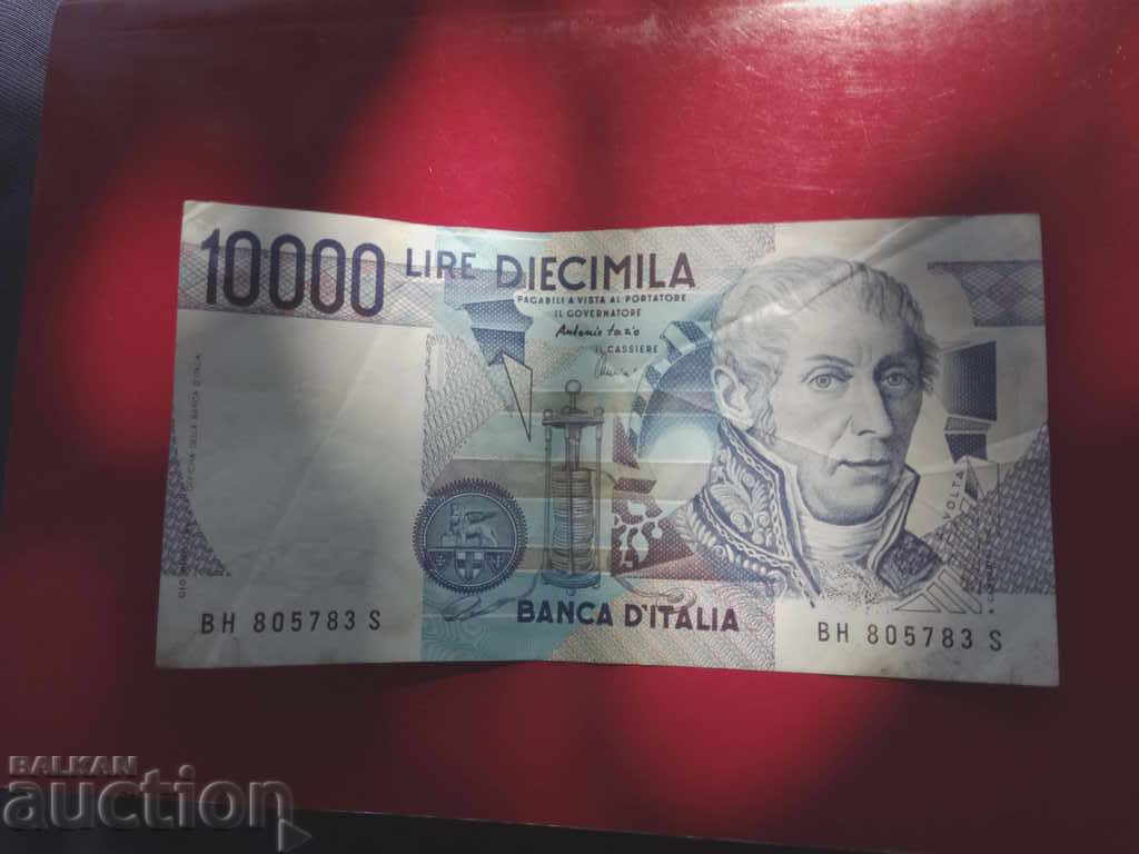 10000 лири Италия 1984 г.