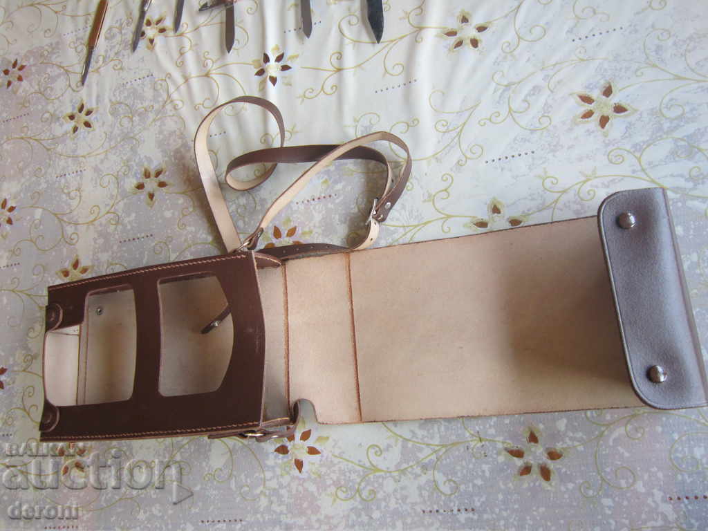 Auction German Leather Case Box Case Box Auction German Leather Case Box Case Box