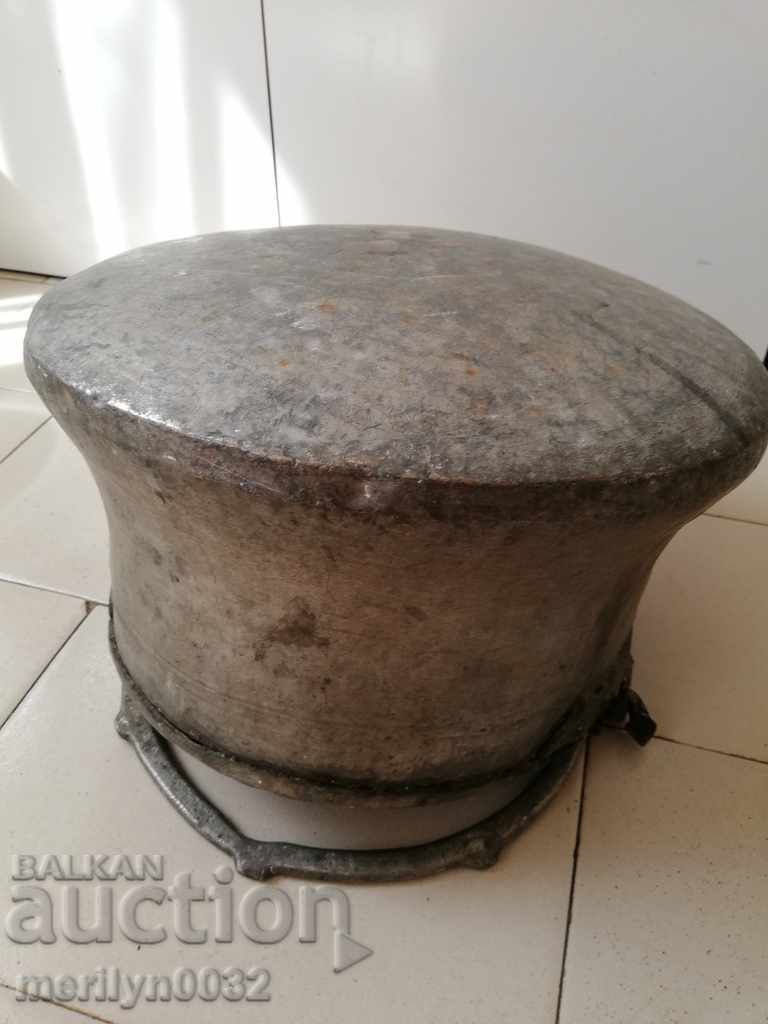 Auction Tinned boiler, baker, water tank, copper copper pot Auction Tinned boiler, baker, water tank, copper copper pot