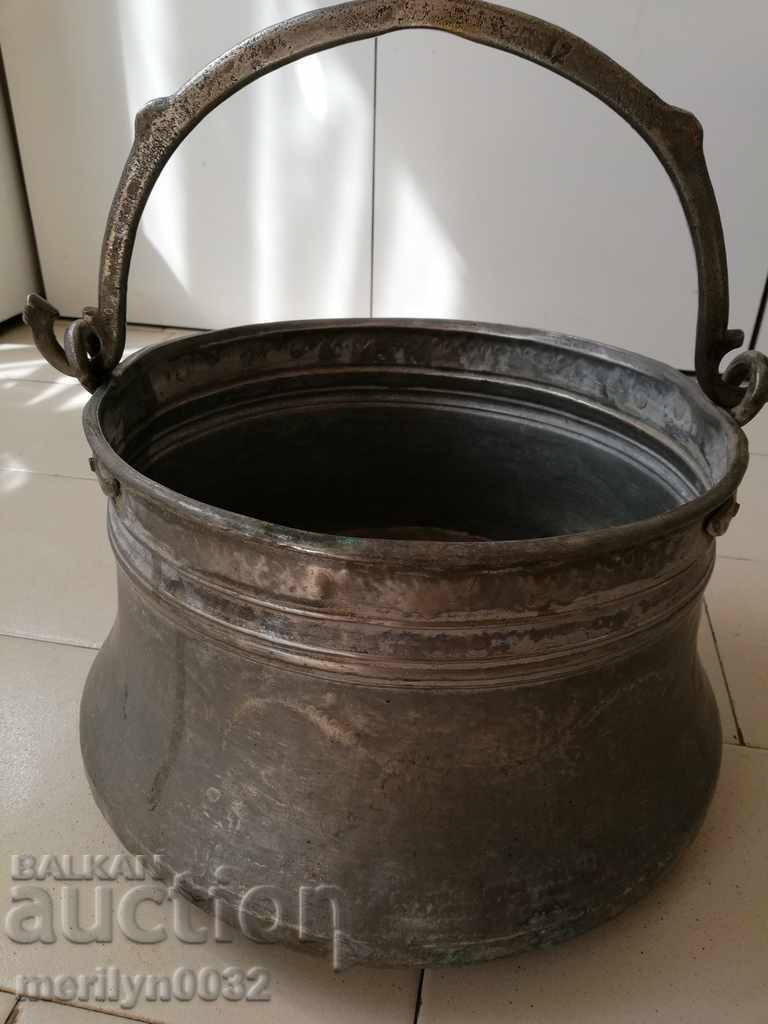 Tinned boiler, copper, water heater, copper copper vessel with price 79.00 BGN | € 40.39 Tinned boiler, copper, water heater, copper copper vessel with price 79.00 BGN | € 40.39