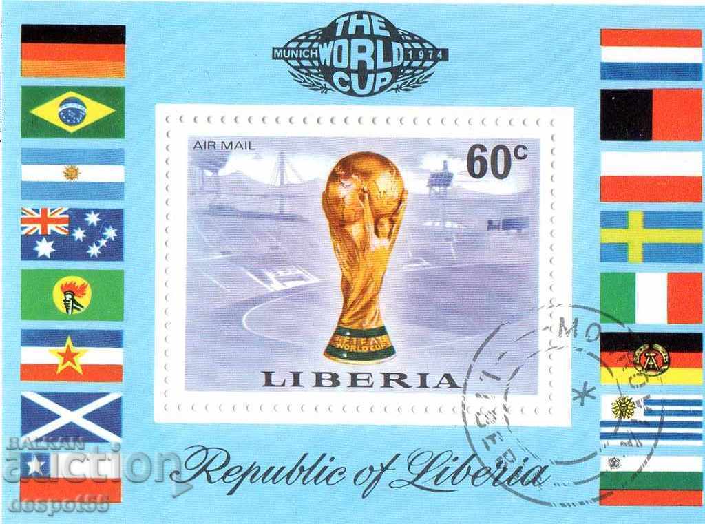 1974. Liberia. Cupa Mondială, Germania. Block.