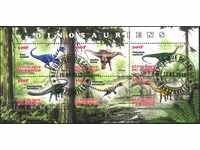 Клеймован блок  Фауна  Динозаври  2013 от Конго