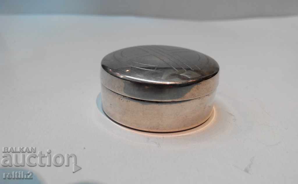 Silver pill box - 5 Silver pill box - 5