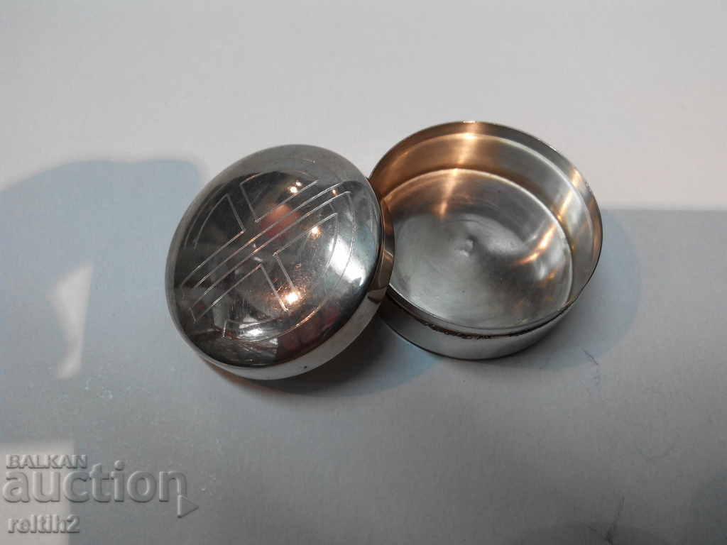 Silver pill box Silver pill box