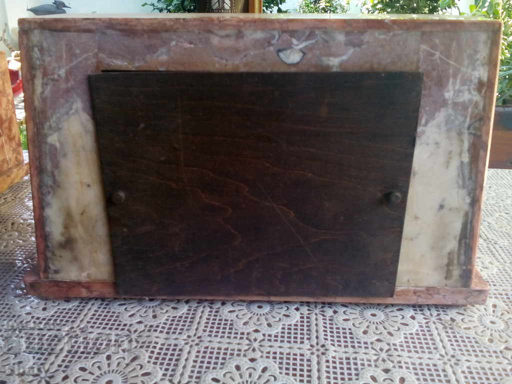 Old French Fireplace Clock. Large Desktop Clock. - 6