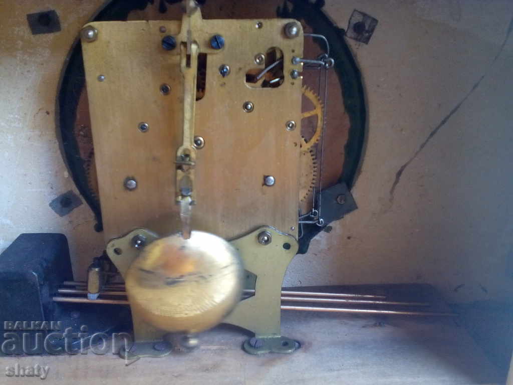 Old French Fireplace Clock. Large Desktop Clock. - 7