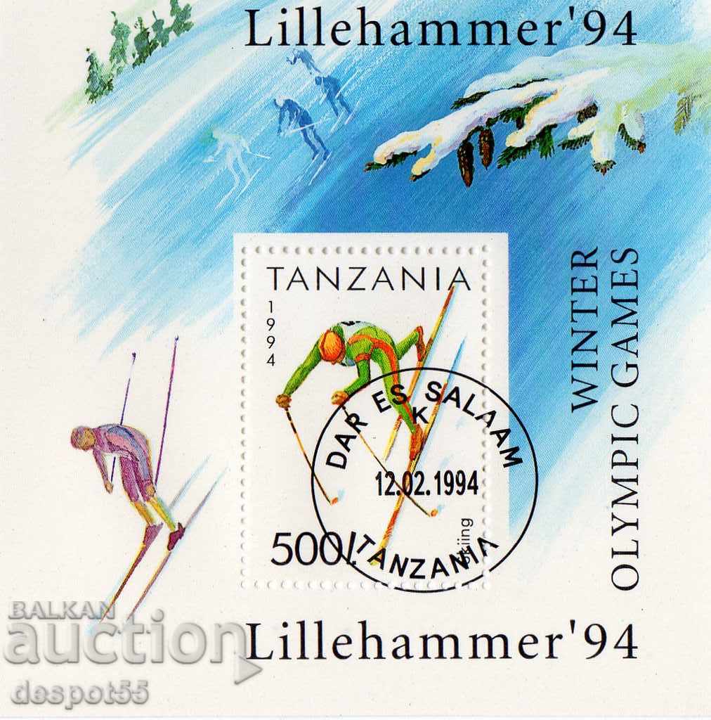 1994. Tanzania. Jocurile Olimpice de Iarnă, Lillehammer'94. bloc