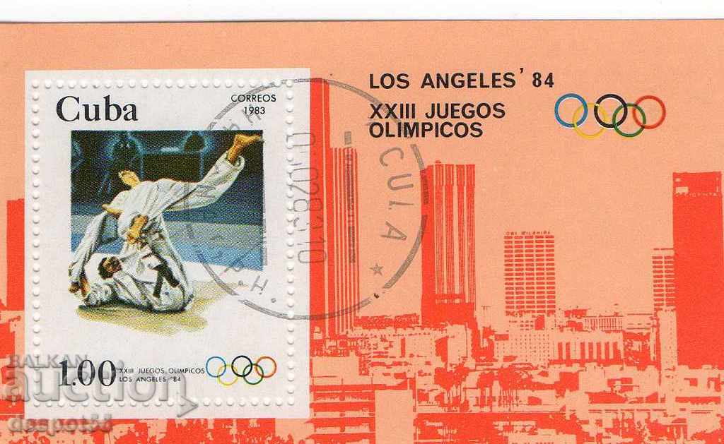 1983. Cuba. Olimpiada de vară, Los Angeles - SUA. bloc