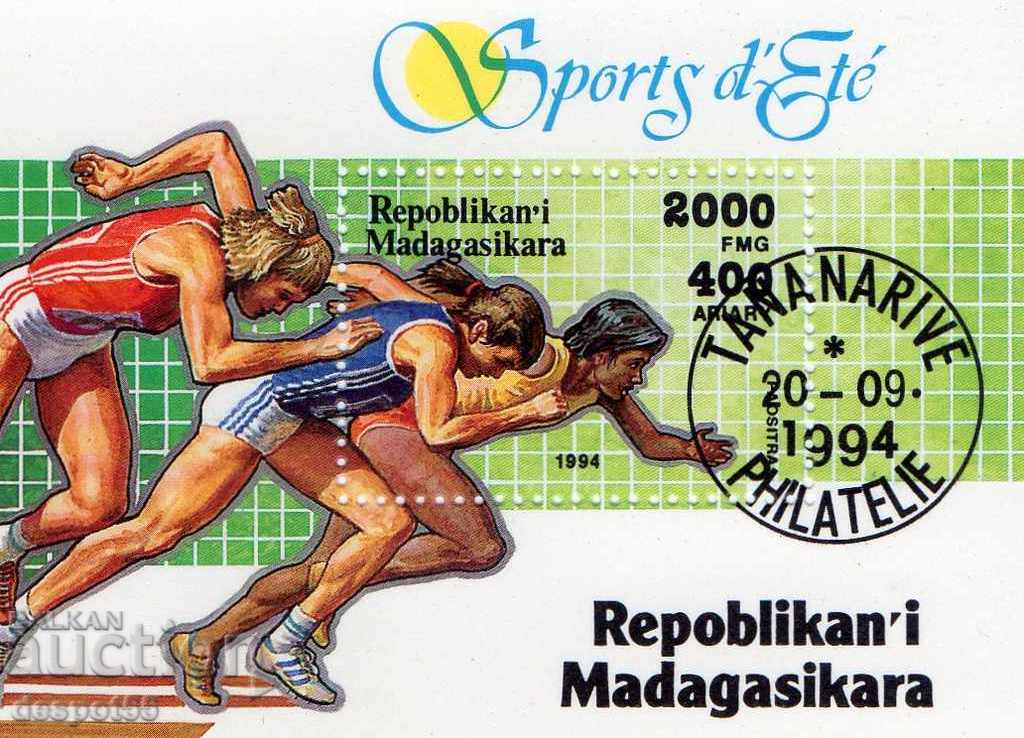 1994. Madagascar. Olympic sports. Block.