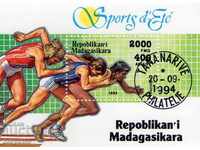 1994. Madagascar. Olympic sports. Block.