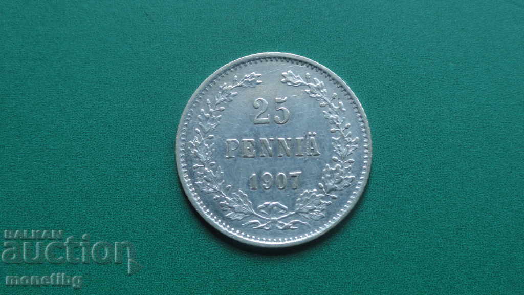 Auction Russia (for Finland) 1907 - 25 penniä Auction Russia (for Finland) 1907 - 25 penniä