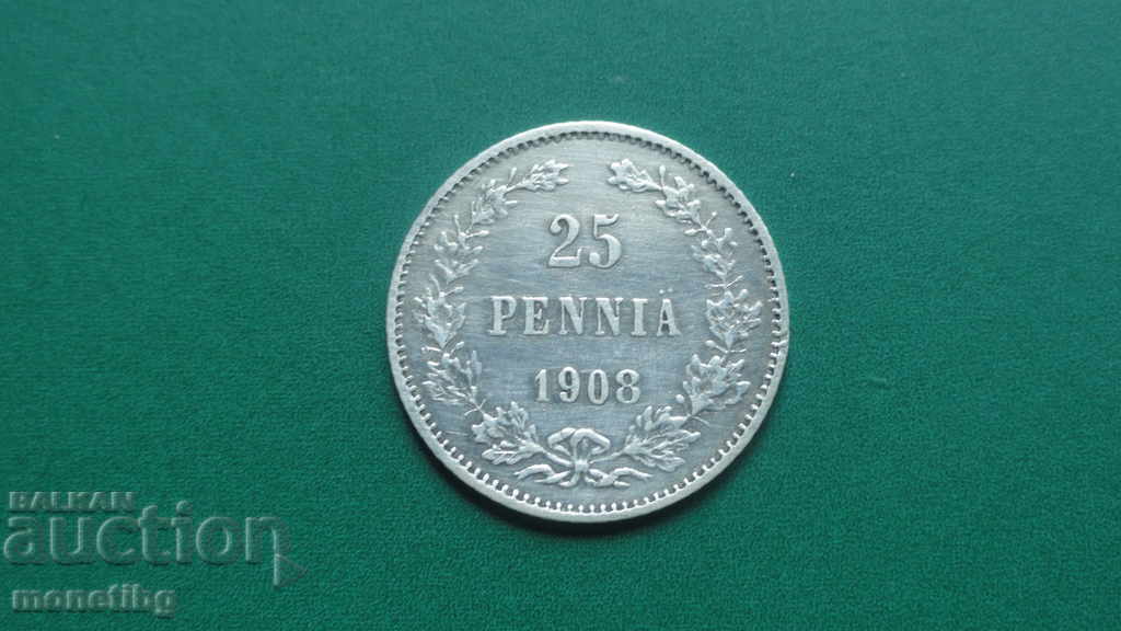 Auction Russia (for Finland) 1908 - 25 penniä Auction Russia (for Finland) 1908 - 25 penniä