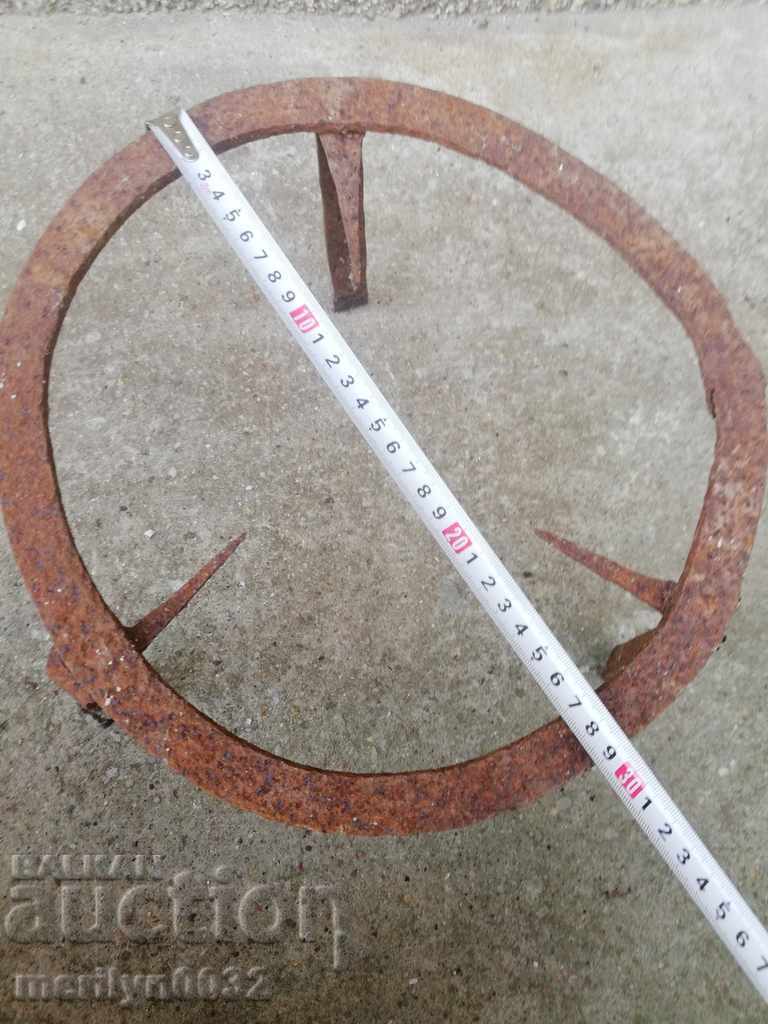 Delivery of Antique wrought iron stove, hearth, grill, wrought iron fire pit Delivery of Antique wrought iron stove, hearth, grill, wrought iron fire pit