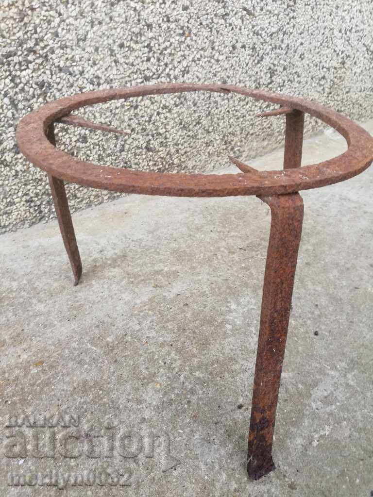 Antique wrought iron stove, hearth, grill, wrought iron fire pit Antique wrought iron stove, hearth, grill, wrought iron fire pit