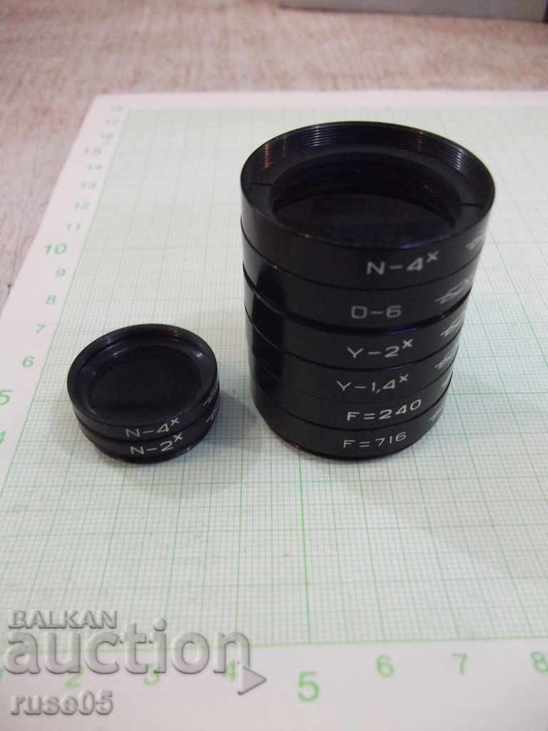 Lot de 8 buc. filtre pentru filme de film (6pcs-35.5x0.5 și 2pcs-24x0.5)