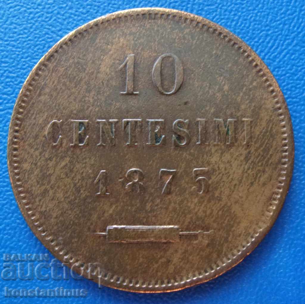 San Marino 10 Sentesimi 1875 Rare cu preț € 12.78 | 25.00 BGN