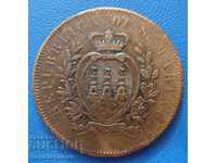 San Marino 10 Sentesimi 1875 Rare