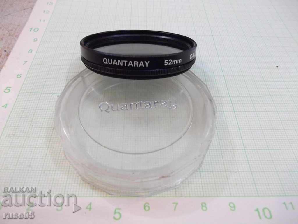 Photographic Filter (QUANTARAY 52 mm C - P. L JAPAN) with price 20.00 BGN | € 10.23 Photographic Filter (QUANTARAY 52 mm C - P. L JAPAN) with price 20.00 BGN | € 10.23
