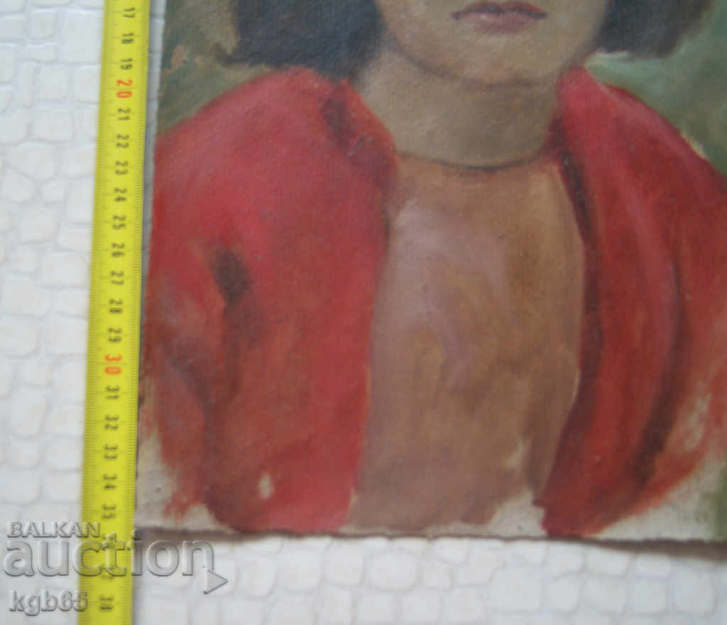 Δημοπρασία Παλιά φωτογραφία. Πορτρέτο πετρελαίου. Δημοπρασία Παλιά φωτογραφία. Πορτρέτο πετρελαίου.