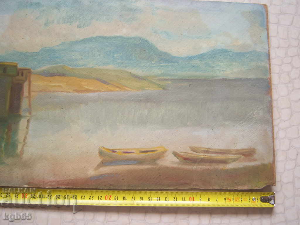 Old picture. Landscape oil. with price 119.50 BGN | € 61.10