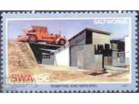Чистa маркa Завод за сол 1981  от Югозападна Африка