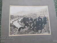 СТАРА ФОТОГРАФИЯ - КАРТОН - ГОЛЯМА