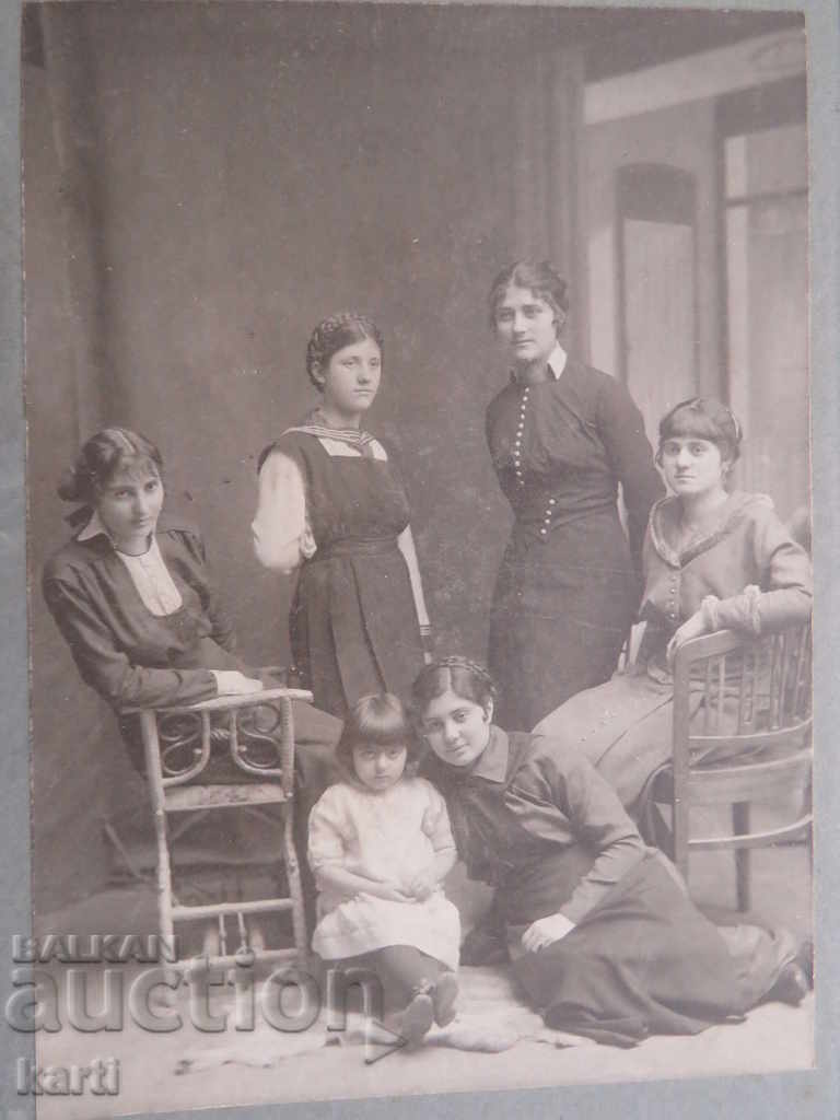 OLD PHOTO - CARDBOARD - LARGE