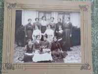 СТАРА ФОТОГРАФИЯ - КАРТОН - ГОЛЯМА