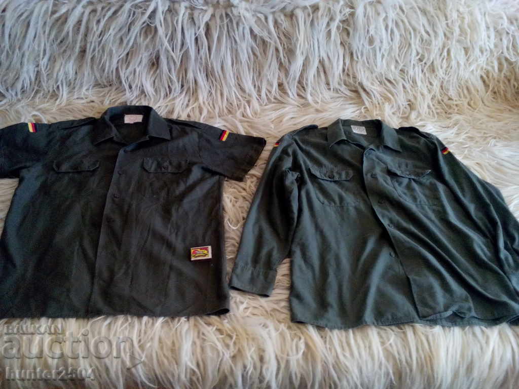 Shirts, military shirt, summer and winter - Germany.