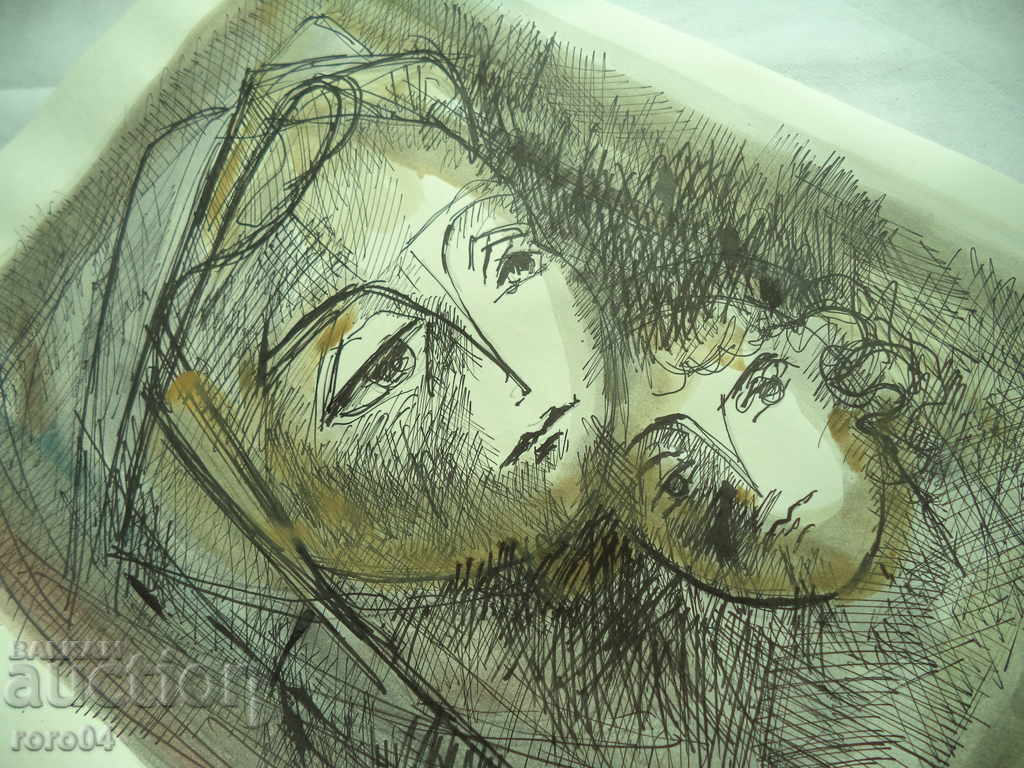 ZLATKA DUBOVA (1927 - 1997) "MACHINERY" - AQUAREL - 7 ZLATKA DUBOVA (1927 - 1997) "MACHINERY" - AQUAREL - 7