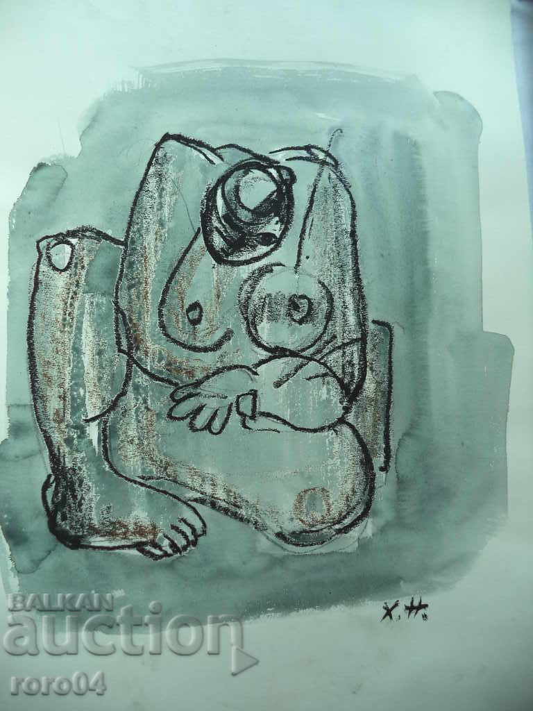 HRISTO NEYKOV (1929 - 1999) - BODY BODY with price 1650.00 BGN | € 843.63 HRISTO NEYKOV (1929 - 1999) - BODY BODY with price 1650.00 BGN | € 843.63