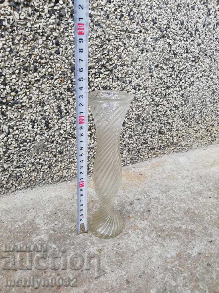 Old glass vase with price 53.00 BGN | € 27.10 Old glass vase with price 53.00 BGN | € 27.10