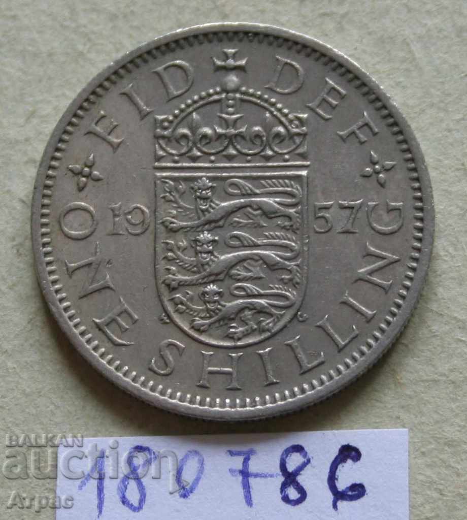 1 shilling 1957 - Great Britain -