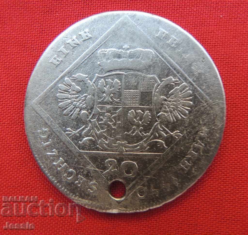 20 Kreuzer 1770 Silver Alexander -Brandenburg Ansbach