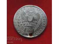 20 кройцера Австроунгария 1765 KB сребро - Франц I