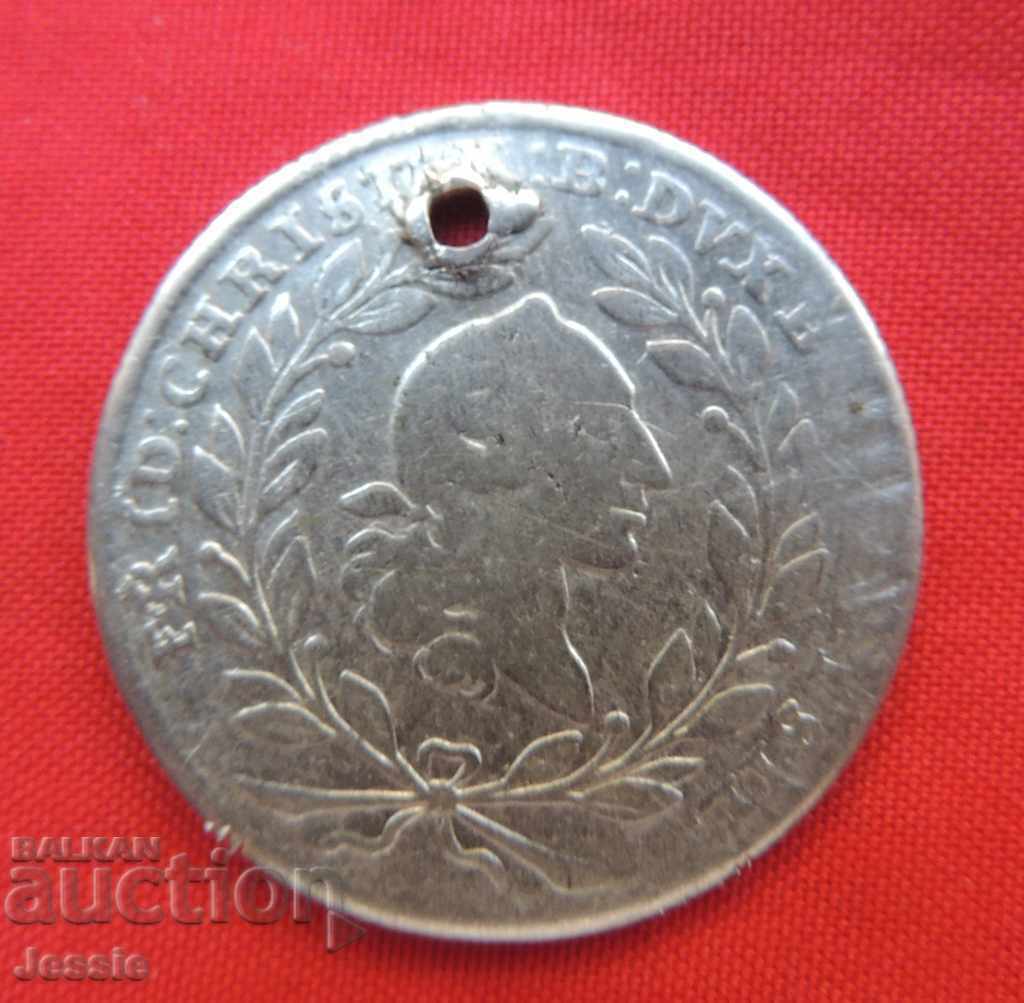 20 Kreuzer 1766 Silver - Friedrich - Brandenburg Bayreuth with price 14.91 BGN | € 7.62 20 Kreuzer 1766 Silver - Friedrich - Brandenburg Bayreuth with price 14.91 BGN | € 7.62