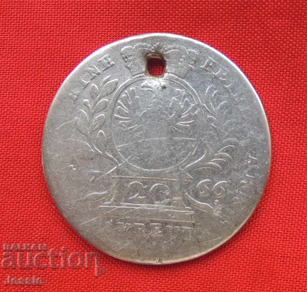 20 Kreuzer 1766 Silver - Friedrich - Brandenburg Bayreuth 20 Kreuzer 1766 Silver - Friedrich - Brandenburg Bayreuth