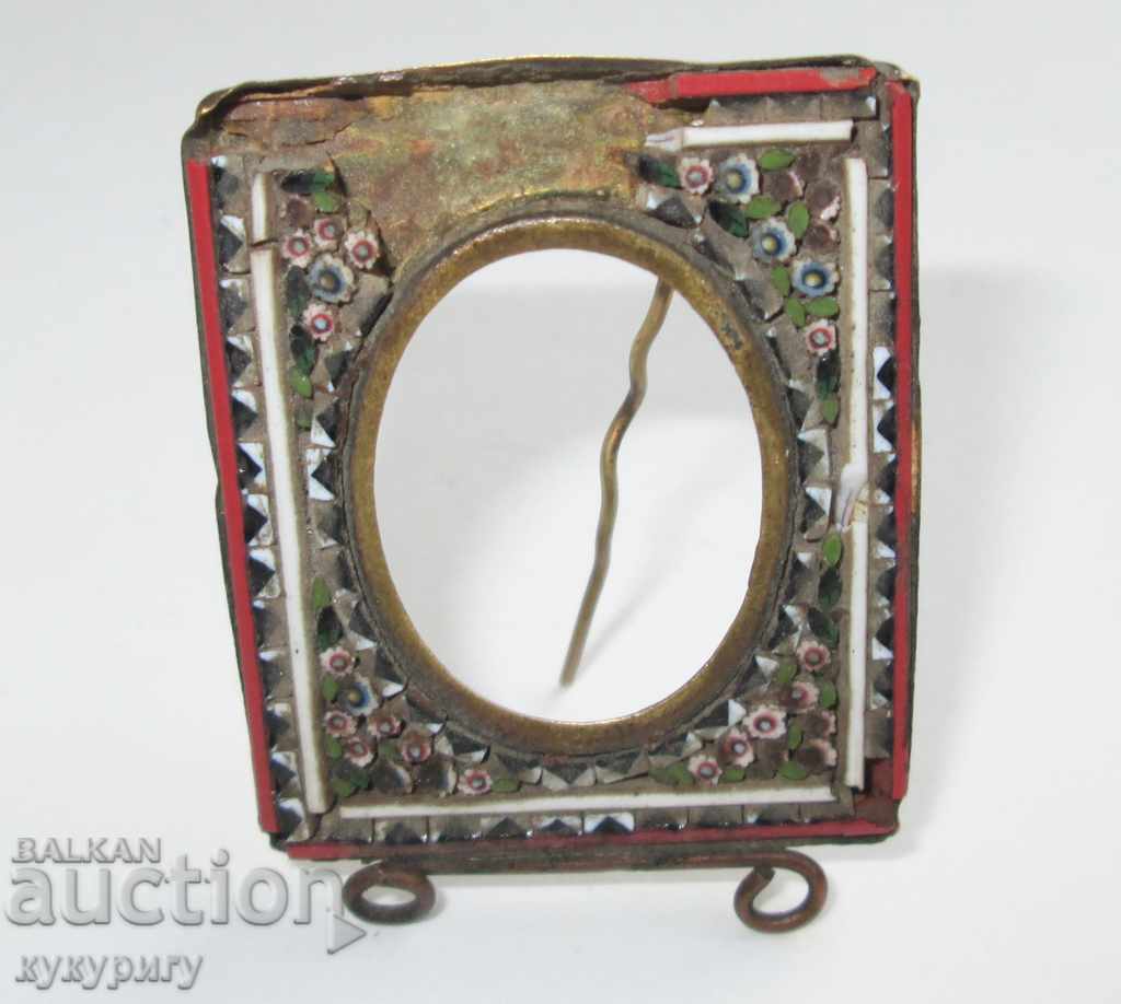 Anchor brooch and frame Venetian mosaic glass for repair - 6 Anchor brooch and frame Venetian mosaic glass for repair - 6