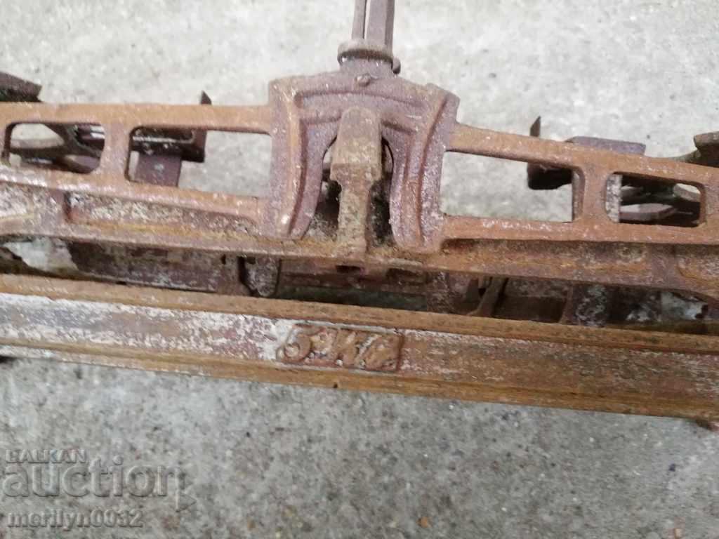Old Viennese scale, balance, weight, steelyard - 6 Old Viennese scale, balance, weight, steelyard - 6