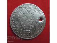 20 Kreuzer Austria-Hungary 1788 B Silver -Joseph II